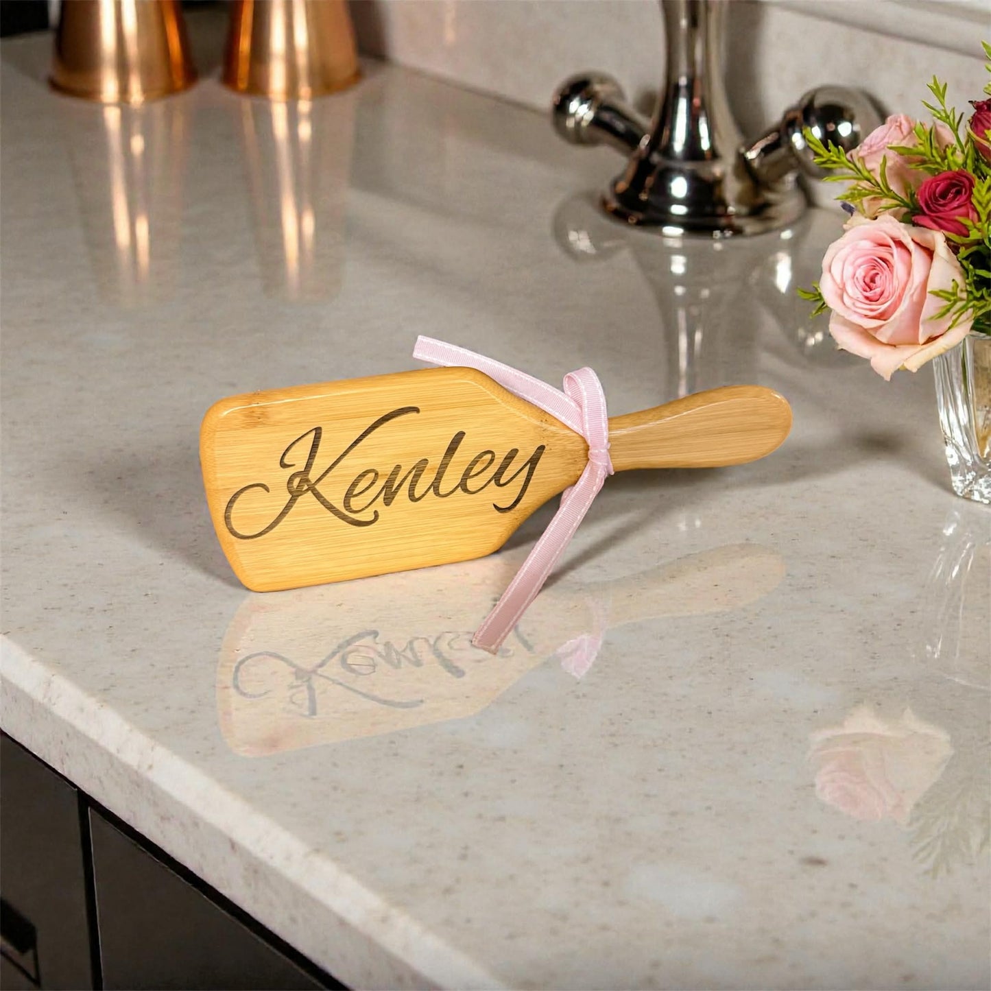 Personalized Bamboo Hairbrush