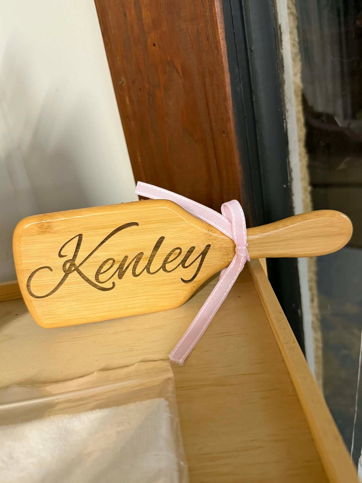 Personalized Bamboo Hairbrush