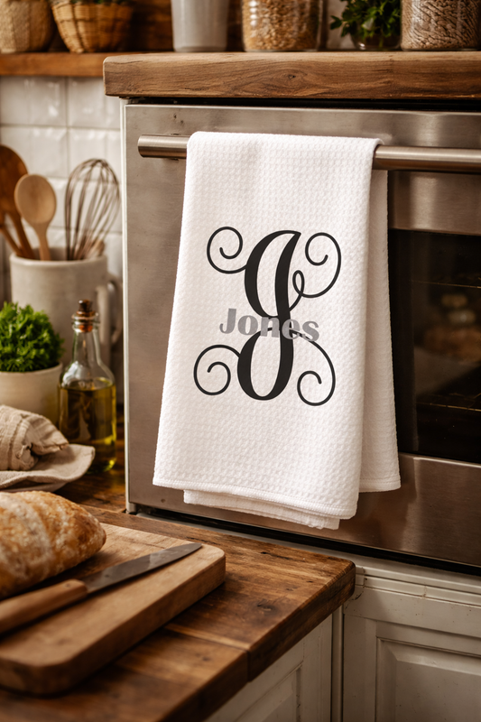 Personalized Dish Towel