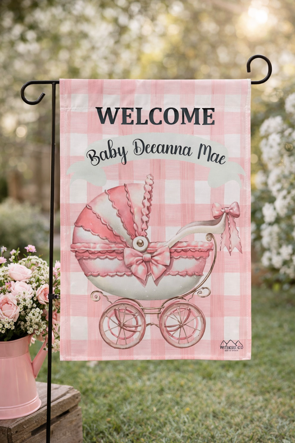 Garden Flag One sided custom