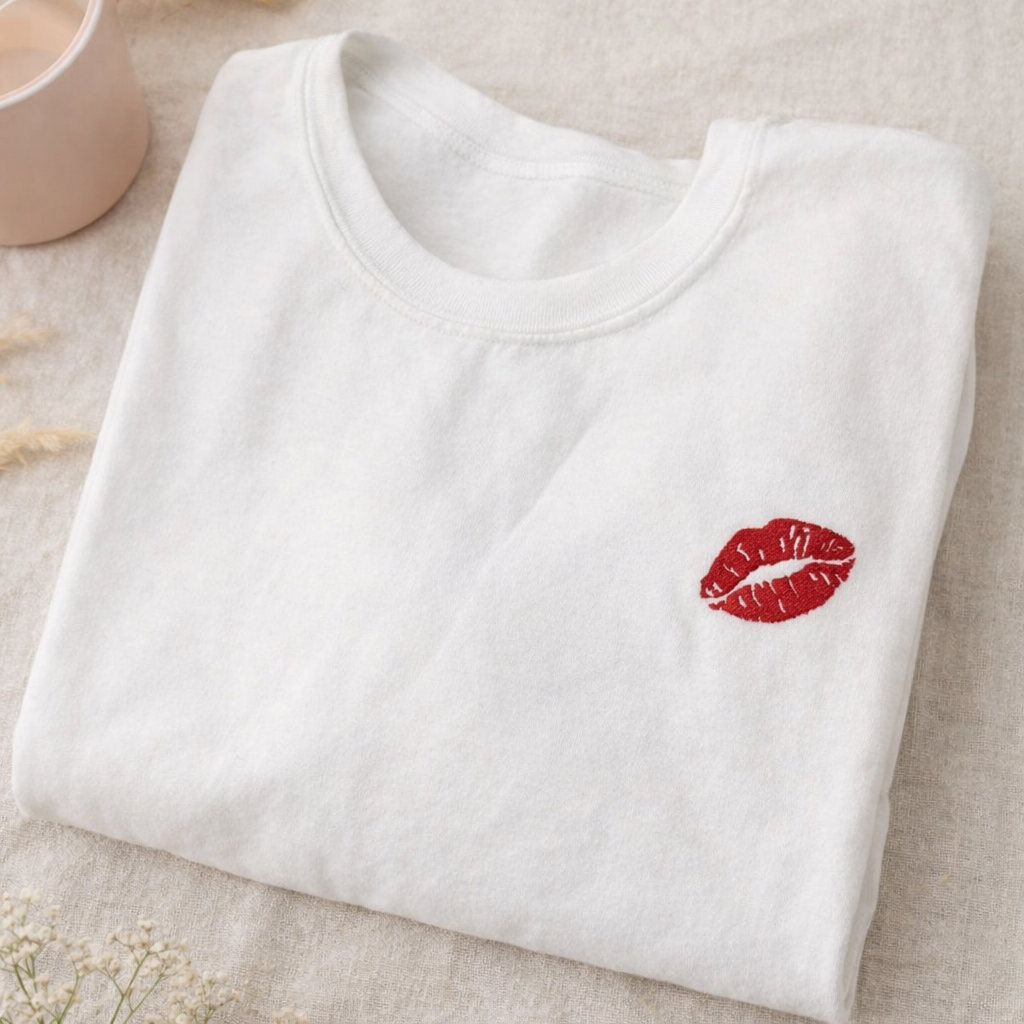 ON SALE Embroidery Monogram Sweatshirt Regular $39