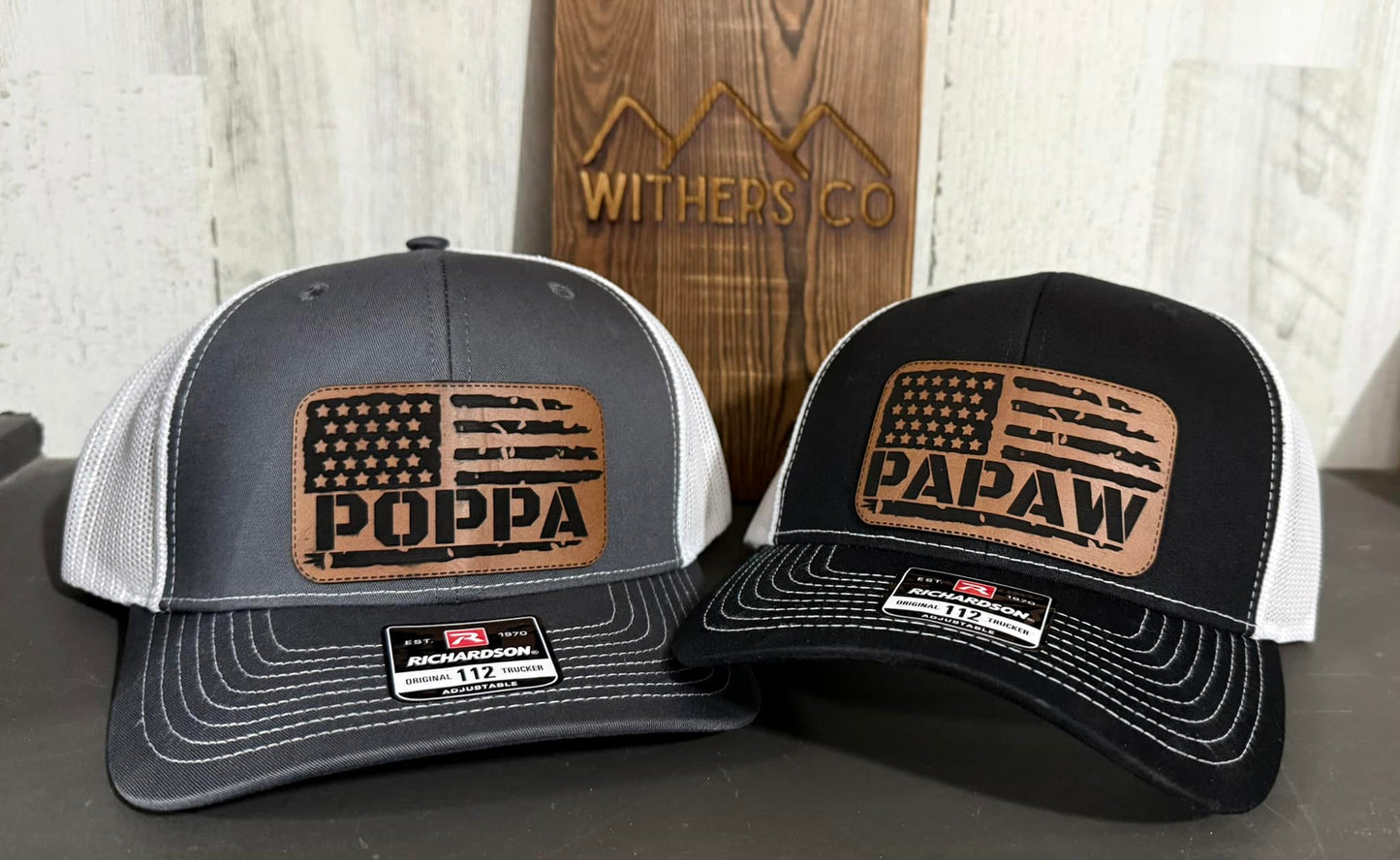 Custom Leather Patch Hats