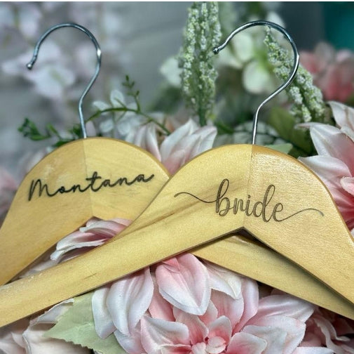 Personalized Wooden Hangers