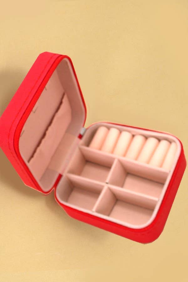 JEWELRY ORGANIZER TRAVEL BOX CASE